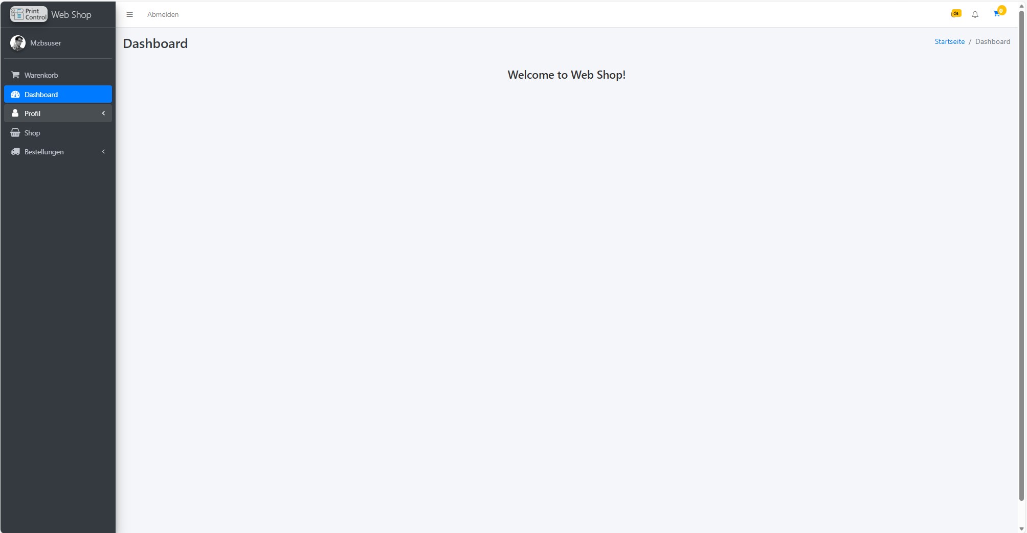 ClickToPrint interface preview